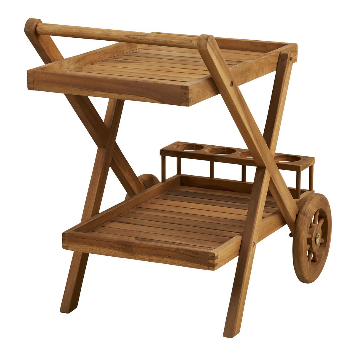 House Nordic - Theewagen Naturel Hout - 50x86x81cm - Pasaku 4 House Nordic - Theewagen Naturel Hout - 50x86x81cm - Pasaku