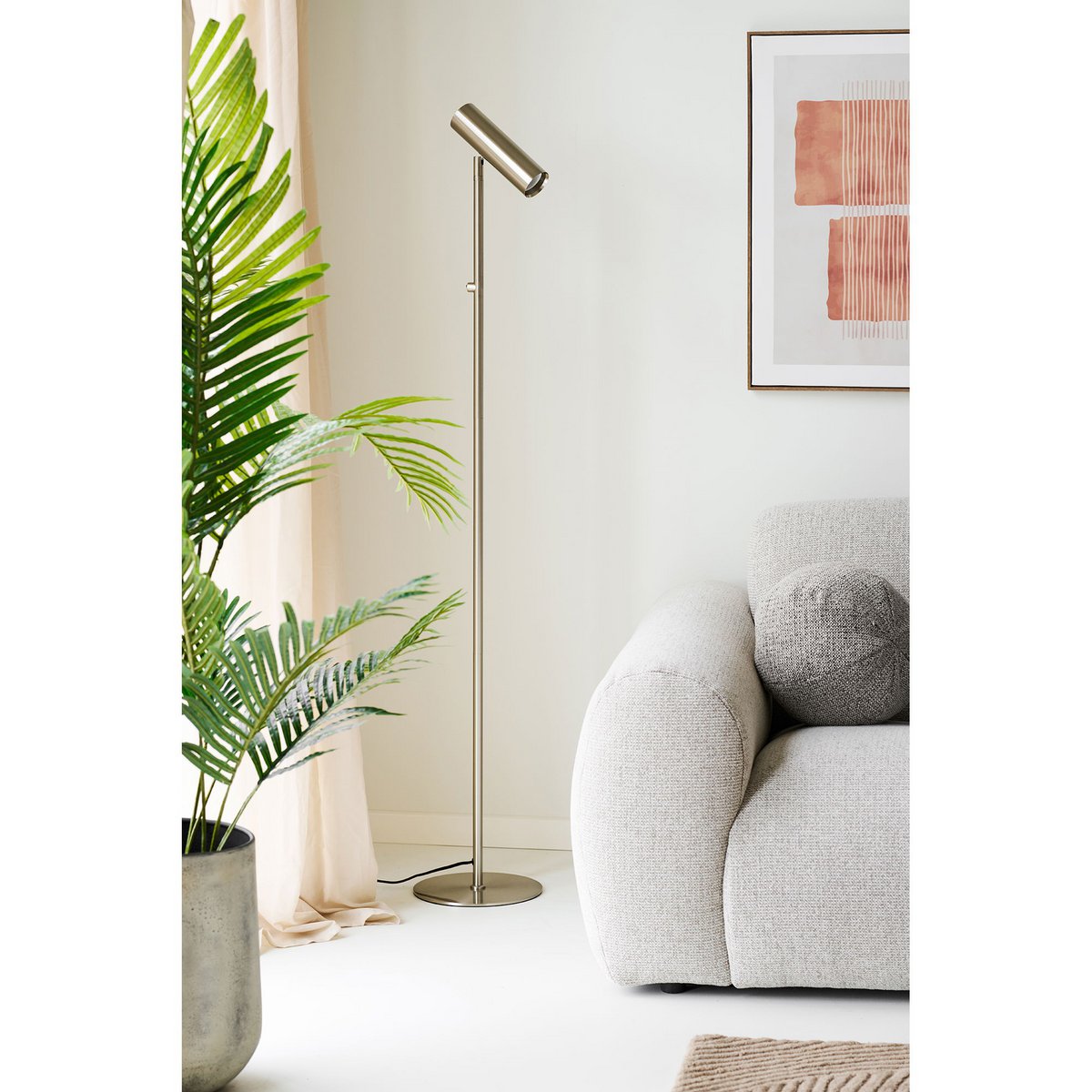 Paris vloerlamp zilver - 150 cm - House Nordic 4 Paris vloerlamp zilver - 150 cm - House Nordic