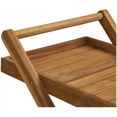 House Nordic - Theewagen Naturel Hout - 50x86x81cm - Pasaku