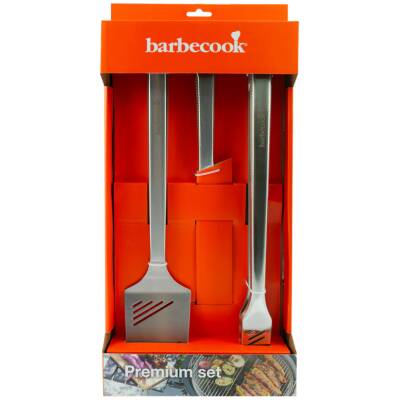 Barbecook - Premium set met spatel, mes en tang