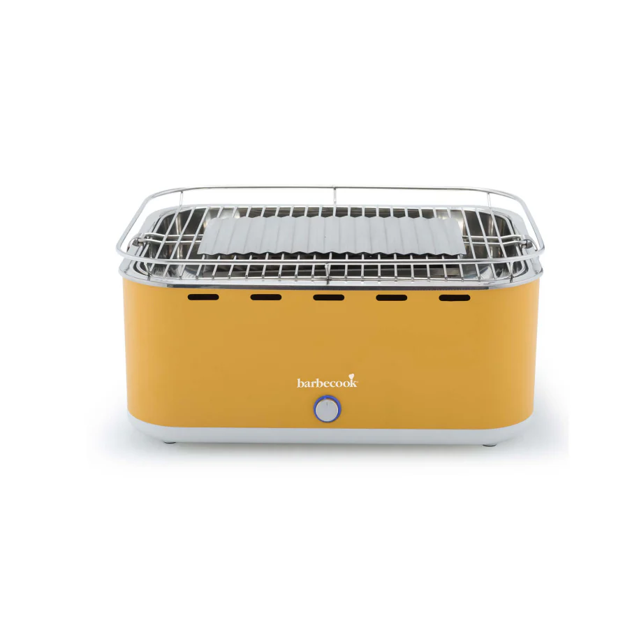TafelBBQ - Carlo Yellow Sunshine - Houtskool - Barbecook 1 TafelBBQ - Carlo Yellow Sunshine - Houtskool - Barbecook