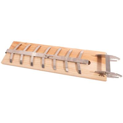Barbecook FSC® Rookplank met Metalen Frame - 64 x 15,8 x 4,3 cm