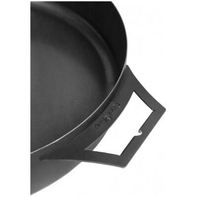 Stalen wok van 40cm met 2 handgrepen - Cook King
