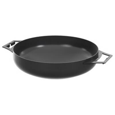 Stalen wok van 40cm met 2 handgrepen - Cook King