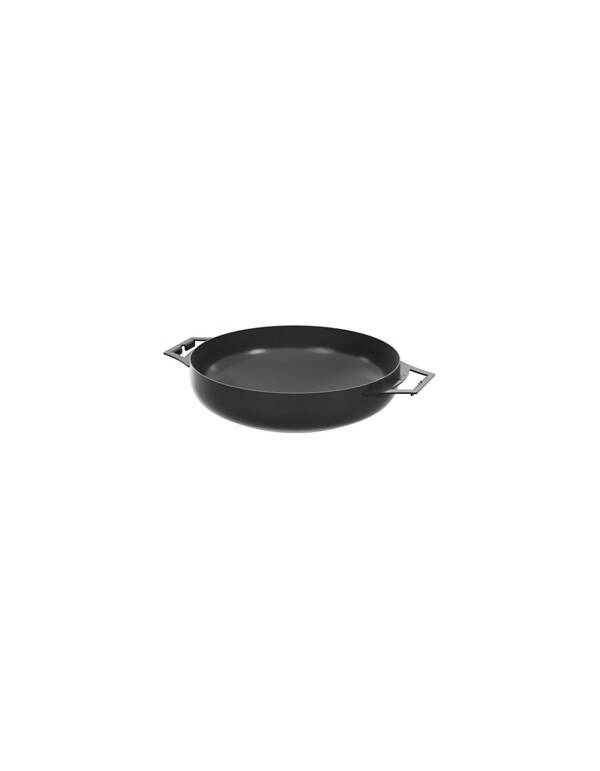 Stalen wok van 40cm met 2 handgrepen - Cook King