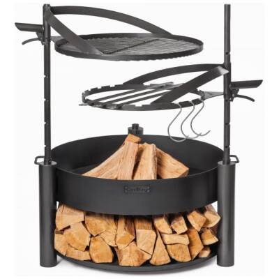 Spiesring/brochettehouder 50 cm met handvat voor de "BANDITO" en "MONTANA X"