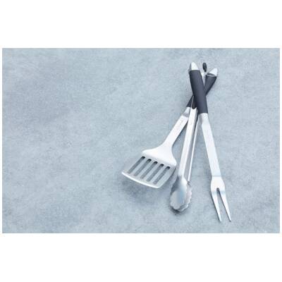 Black Pepper BBQ set van spatel, vork en tang - Barbecook