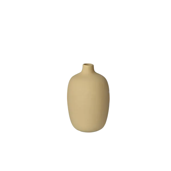 Blomus - Vaas - CEOLA - kleur New Wheat - hoogte 13 cm 1 Blomus - Vaas - CEOLA - kleur New Wheat - hoogte 13 cm