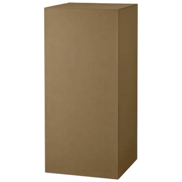 Blomus - Sokkel Sahlia - Indian Tan kunstleder - 76cm Hoog