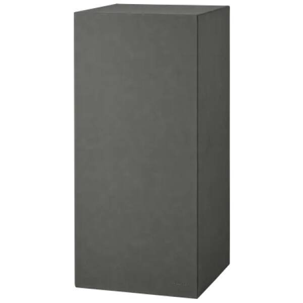 Blomus - Sokkel Sahlia - Pewter kunstleder - 76cm Hoog