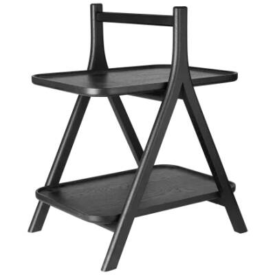 Bijzettafel - Eta - zwart - 58x36x46cm - Blomus