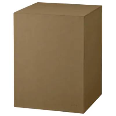 Blomus - Sokkel Sahlia - Indian Tan kunstleder - 46cm Hoog