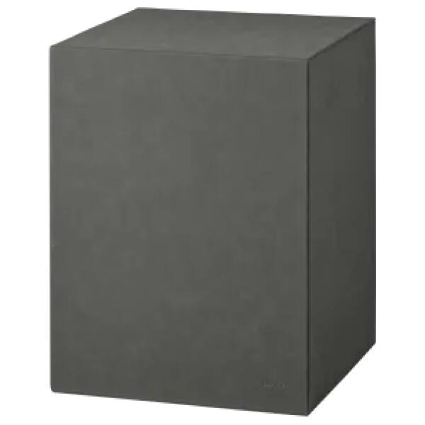 Blomus - Sokkel Sahlia - Pewter kunstleder - 46cm Hoog