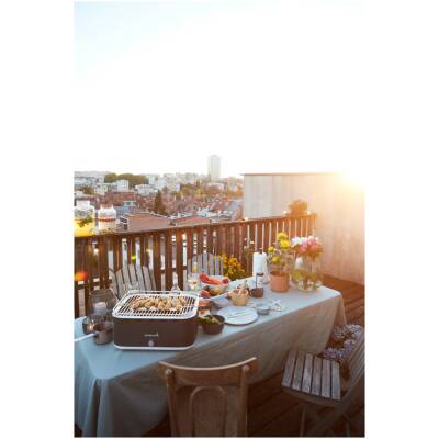 TafelBBQ - Carlo Urban Grey - Houtskool - Barbecook