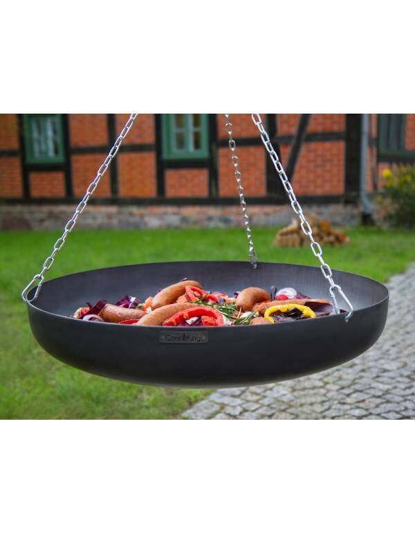 Wok - natuurlijk staal 70 cm - Cook King 2 Wok - natuurlijk staal 70 cm - Cook King