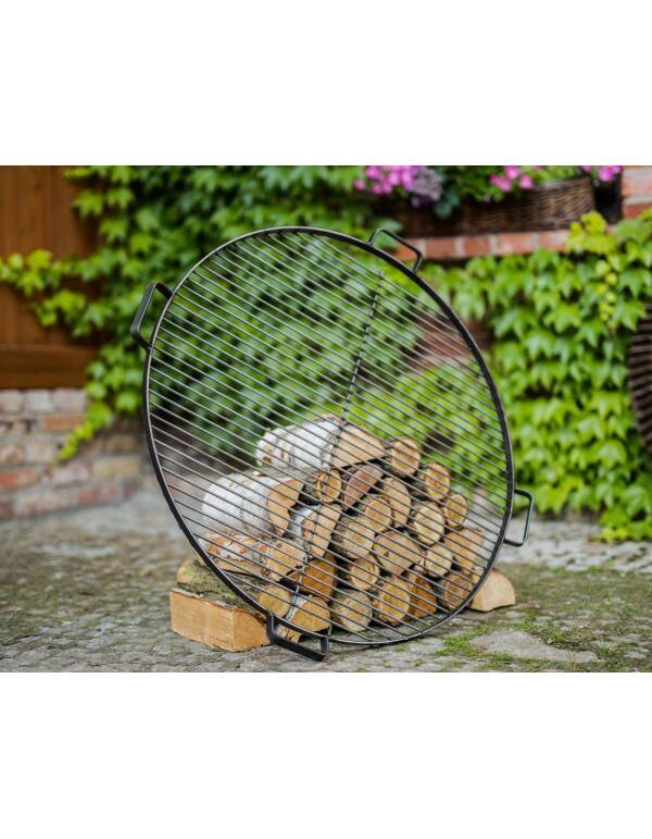Stalen Grillrooster met 4 Handgrepen - 80 cm 3 Stalen Grillrooster met 4 Handgrepen - 80 cm