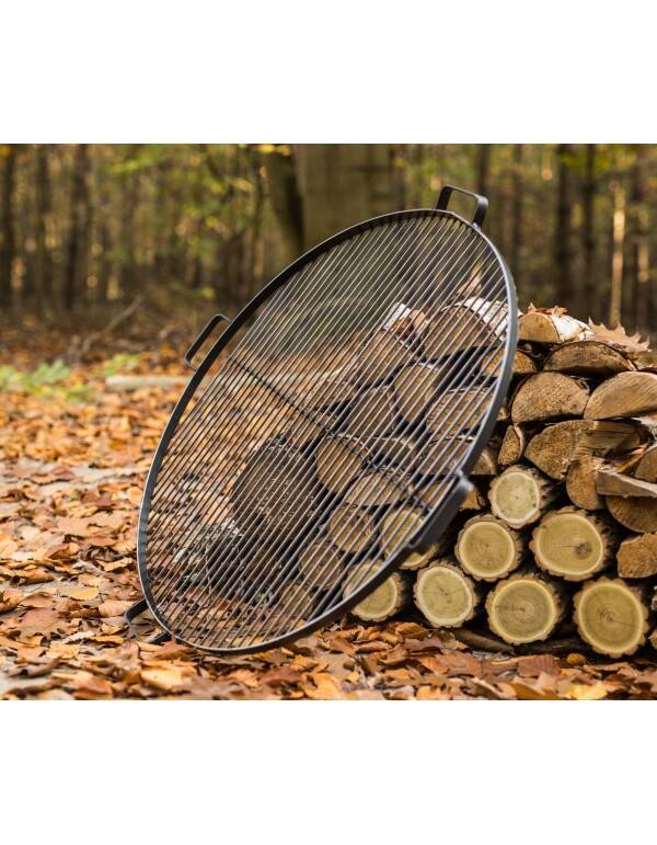 Stalen Grillrooster met 4 Handgrepen - 80 cm 2 Stalen Grillrooster met 4 Handgrepen - 80 cm