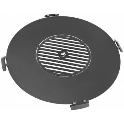 Grillplaat met Grillrooster met 4 handvatten - 82 cm