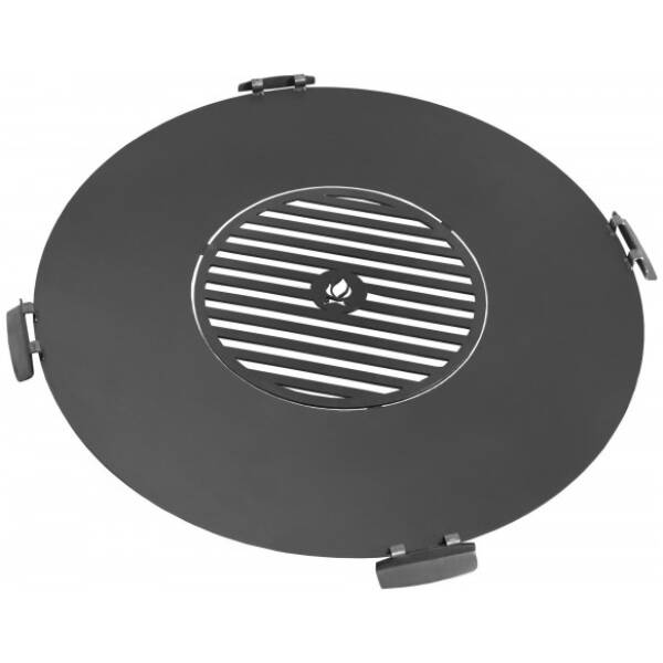 Grillplaat met Grillrooster met 4 handvatten - 82 cm