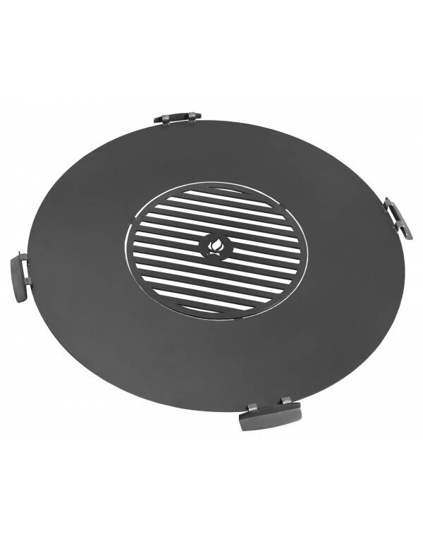 Grillplaat met Grillrooster met 4 handvatten - 82 cm