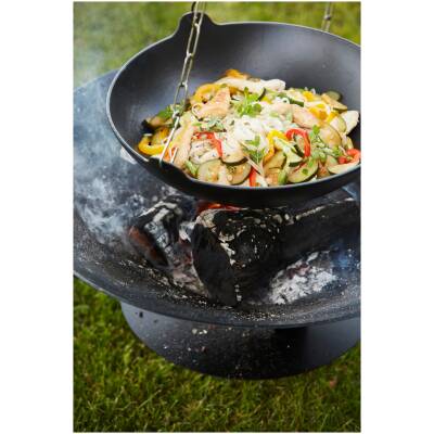 Junko wok uit gietijzer - diameter 37cm - Barbecook