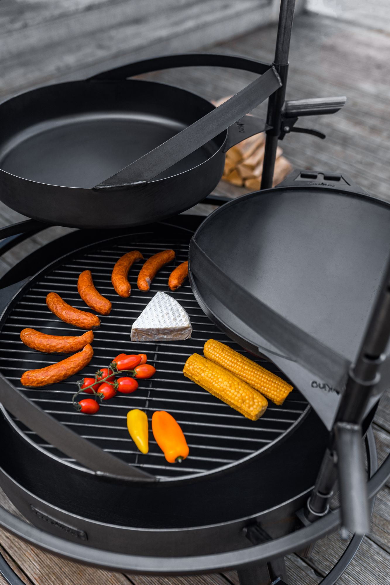 Cookking - Bandito - Diameter 80 cm met grillrooster 8 Cookking - Bandito - Diameter 80 cm met grillrooster