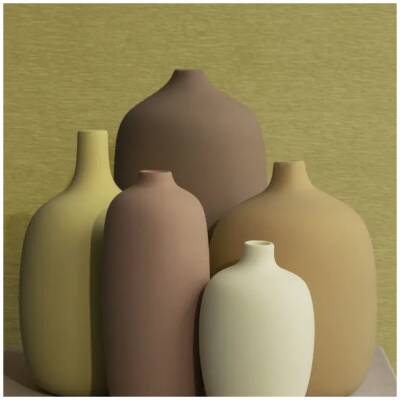 Blomus - Vaas - CEOLA - Geel - Hoogte 13 cm