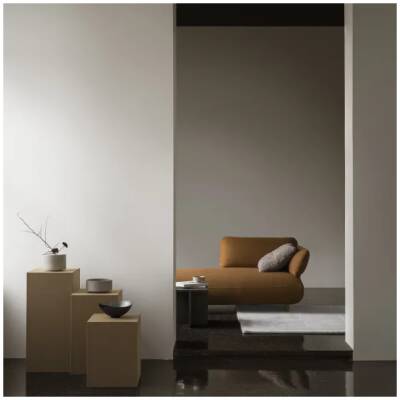 Blomus - Sokkel Sahlia - Nomad kunstleder - 76cm Hoog