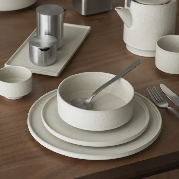 Blomus - bord - MAKOTO - Moonbeam - 27cm
