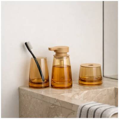 Zeepdispenser – AVA – beige – 250ml