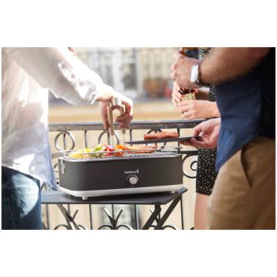 TafelBBQ - E-Carlo Midnight Grey - Elektrisch - Barbecook