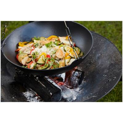Junko wok uit gietijzer - diameter 37cm - Barbecook