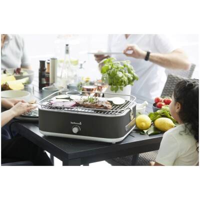 TafelBBQ - E-Carlo Midnight Grey - Elektrisch - Barbecook
