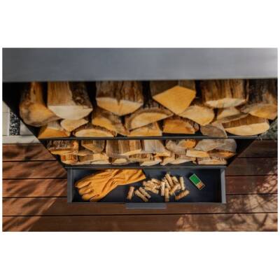 Brandhoutrek - "VENTO" - 150x80x30cm - Cookking