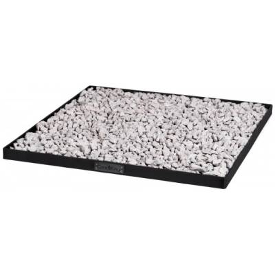 Cook King - Vierkante basis voor decoratieve stenen - 120x120cm