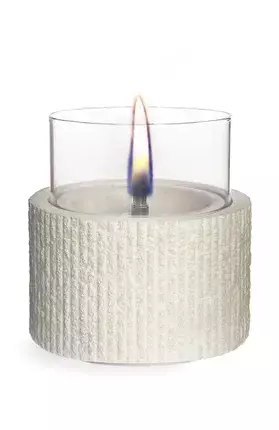 Glow Lotus 12 - beton - tafelhaard - Tenderflame 1 Glow Lotus 12 - beton - tafelhaard - Tenderflame
