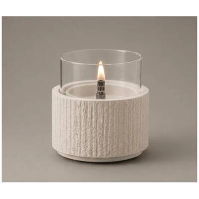 Glow Lotus 12 - beton - tafelhaard - Tenderflame