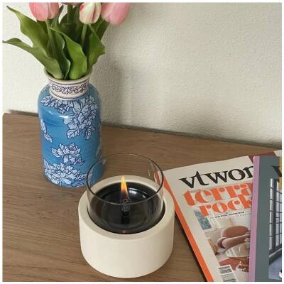Tenderflame - Lotus 12 Natural Concrete – Tafelhaard