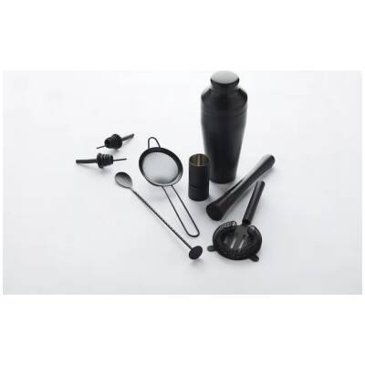8-delige Cocktailset Zwart - Point-Virgule