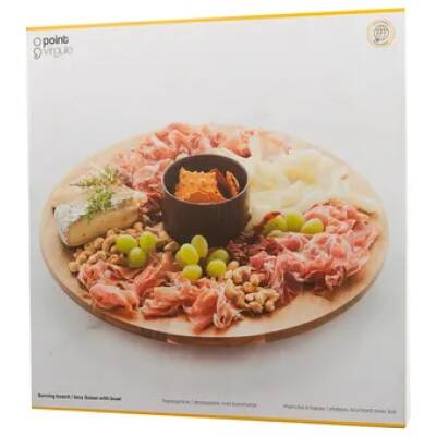 Sharing Set met magnetisch draaibaar serveerplateau Ø40 cm FSC®- Point-Virgule