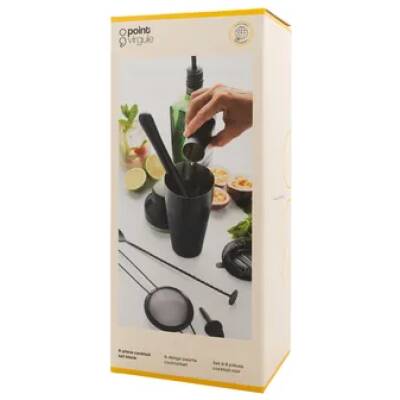 8-delige Cocktailset Zwart - Point-Virgule