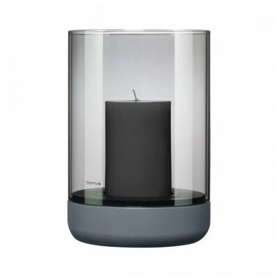 Blomus - Calma - Steel Gray & Smoke Glass - L