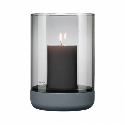 Blomus - Calma - Steel Gray & Smoke Glass - L