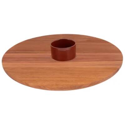 Sharing Set met magnetisch draaibaar serveerplateau Ø40 cm FSC®- Point-Virgule