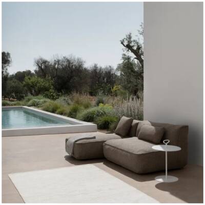 Blomus buitenkussen - Grow - Earth Bouclé - 38x38cm