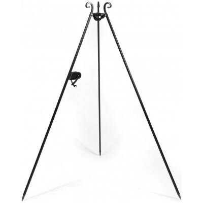 Driepoot BBQ 180 cm met RVS grilrooster 50 cm en katrol - CookKing