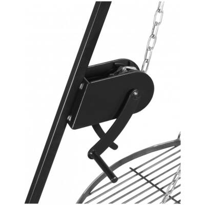 Driepoot BBQ 180 cm met grilrooster 70 cm en katrol - CookKing