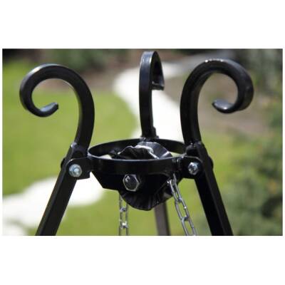 CookKing set: Viking 80 cm – Vuurschaal met 180 cm Driepoot BBQ en Grillrooster Ø70 cm