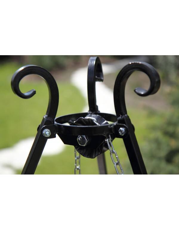CookKing set: Viking 80 cm – Vuurschaal met 180 cm Driepoot BBQ en Grillrooster Ø70 cm 5 CookKing set: Viking 80 cm – Vuurschaal met 180 cm Driepoot BBQ en Grillrooster Ø70 cm