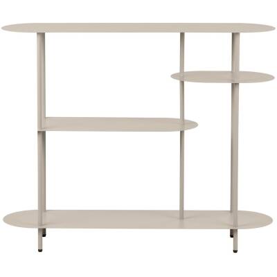 Rieti lage open kast zand - 31x118x97 cm - House Nordic